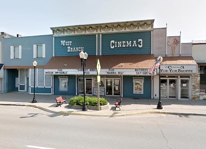 West Branch Cinema - 2018 STREET VIEW (newer photo)